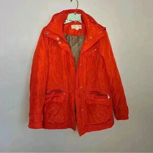 Michael Kors Safari Anorak Jacket Size S EUC LIKE NEW Detachable Hood